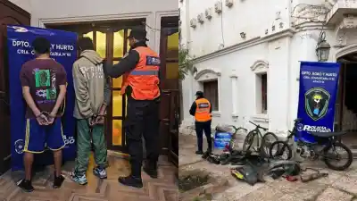 Dos jóvenes detenidos en Añatuya: hallaron un arsenal de motopartes robadas