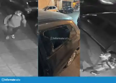 Le rompieron el auto en pleno centro para llevarse una mochila: el insólito botín