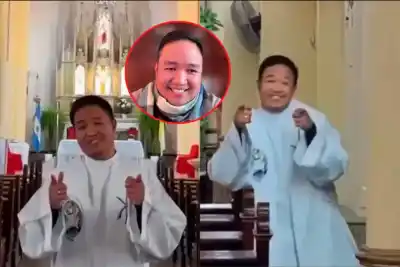 El cura filipino que revolucionó Crespo con sus videos: la invitación a misa que nadie esperaba