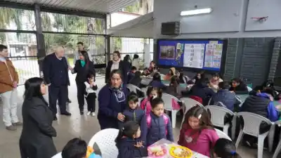 El Gobierno refuerza los comedores escolares y Masso visitó una escuela en Tucumán