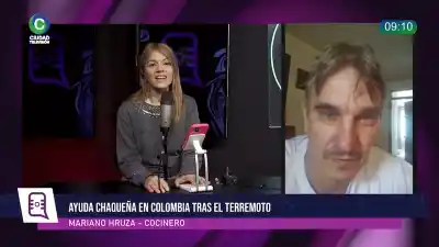 El terremoto los sorprendió en pleno vuelo y terminaron cocinando 1.600 viandas para los afectados