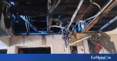 El incendio que arrasó su casa y el gesto de su hijo que evitó una tragedia
