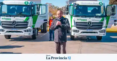 Rivadavia sigue sumando maquinaria: ahora sumó dos camiones y alcanzó las 31 incorporaciones