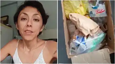 Polémica en redes: Una madre tira a la basura las golosinas de cumpleaños de su hija y desata un debate sobre crianza