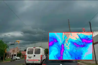 Alerta amarilla en Entre Ríos: estos departamentos tendrán tormentas el domingo