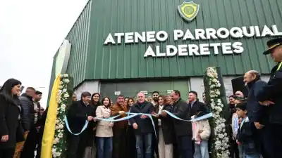 El club que renació: Jaldo inauguró las obras que transformaron al Ateneo Parroquial de Alderetes