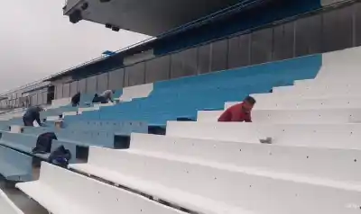 El Monumental se renueva: comenzaron los trabajos en las tribunas del estadio de Atlético