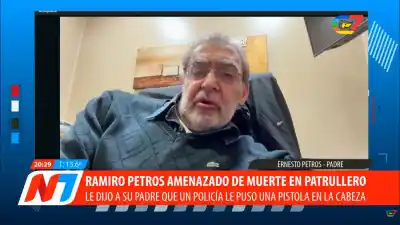 Denuncia de Ernesto Petros: amenazas de muerte contra su hijo durante un traslado policial