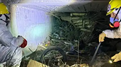 Hallazgo en un canal subterráneo: la obstrucción que preocupa a Metán antes de El Niño