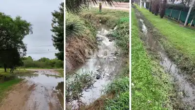 Vecinos de Colastiné Norte denuncian desagües tapados y calles bajo agua: piden una solución urgente