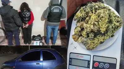 Operativo sorpresa en tres departamentos: cayeron con droga y una mujer de 62 años terminó detenida