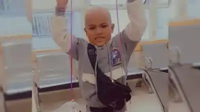 Un nene de 7 años está a punto de terminar su tratamiento y tiene un pedido muy especial