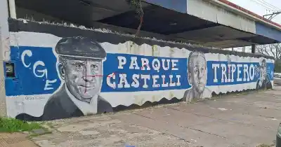 Atacaron un mural homenaje a Maradona, Favaloro y Griguol en la previa del clásico