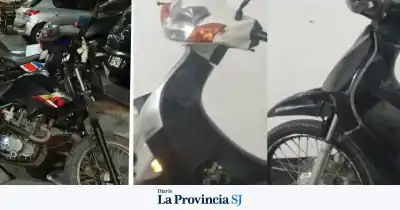 Cayeron cinco motos en San Juan: dos eran buscadas hace más de una década
