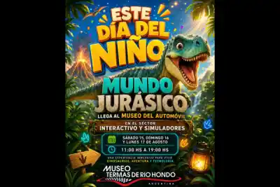 Dinosaurios y tecnología invaden el Museo del Automóvil: la experiencia que promete sorprender a los más chicos