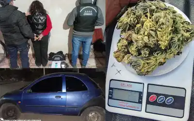 Dos mujeres detenidas y droga incautada en operativos antinarcóticos en el interior