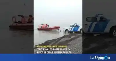 Misterio en Río Gallegos: continúa la desesperada búsqueda de dos vecinos desaparecidos