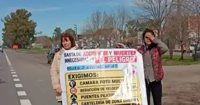 Cortan la Ruta 2 en El Peligro: el reclamo que vuelve en pleno regreso turístico