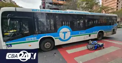 Un colectivo de Tamse chocó contra una moto en el mismo lugar donde días atrás atropellaron a un hombre