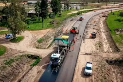 El acceso norte a Concepción del Uruguay avanza a paso firme: superó el 58% de ejecución