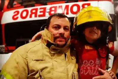 Un bombero les escribió una carta a sus hijos y nadie quedó indiferente: "Ser su papá es mi título más importante"