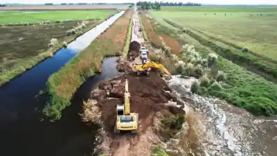 Super Niño en La Pampa: Alvear refuerza su estructura ante la emergencia hídrica
