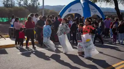 Una tarde de rollers, bicicletas y barriletes: así festejaron el Mes de las Infancias en Valle Viejo