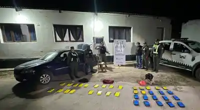 Dos controles en rutas de Salta destaparon un cargamento de más de 63 kilos de droga