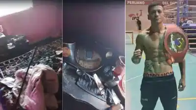 El fuego devoró su habitación y lo dejó sin sus herramientas de boxeo: la desesperada situación de Agustín Celis
