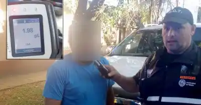 Rosario: Lo que encontraron en su sangre tras detenerlo manejando a contramano dejó en shock a los agentes