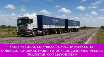 ¿Y las rutas? Gialluca apunta contra el decreto que habilita camiones de 75 toneladas