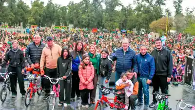 El festejo por el Día de la Niñez en el Parque Aguirre que reunió a cientos de familias