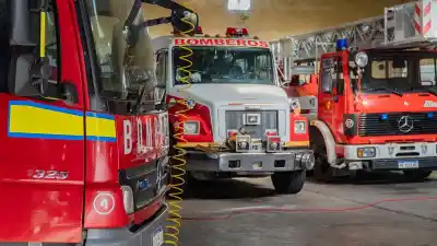 Incendio en un vagón del Andino: dos dotaciones de Bomberos lucharon contra las llamas