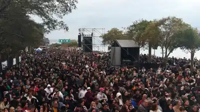 El Puente Colgante volvió a brillar: la fiesta que reunió a más de 40 mil personas en la Setúbal