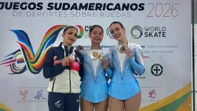 Tinogasta al tope del podio: Alfonsina Barros Reynoso se consagró campeona sudamericana de patín
