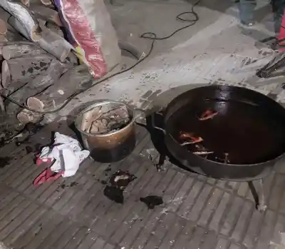 Susto en los festejos de General Acha: una garrafa encendió la alarma en un stand