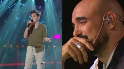 Un adolescente entrerriano cantó en la tele y provocó una reacción inesperada en Abel Pintos
