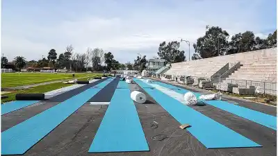 Santa Fe ya instala la pista de atletismo que promete ser la mejor del país: los detalles