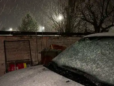 Otra vez nevó en La Humada: ya son cinco en la temporada