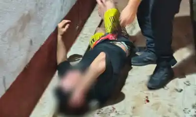 Su fuga terminó en el suelo: cayó de un techo y la Policía lo atrapó