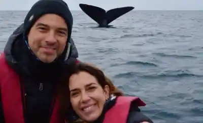 El Chino Leunis y su esposa deslumbraron en Puerto Madryn: ¿qué los trajo a la ciudad?