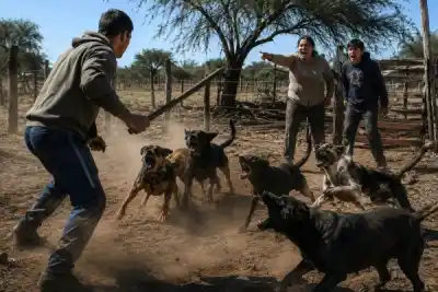 Una jauría atacó sus cabras y la pelea vecinal terminó con dos heridos