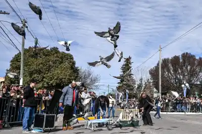 Justo Daract se vistió de patria: el emotivo desfile que paralizó el pueblo