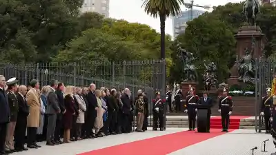 El mensaje de Milei en el homenaje a San Martín: críticas a los 'enemigos internos' y elogios a las Fuerzas Armadas
