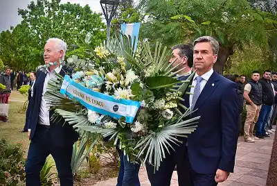 El emotivo acto por San Martín en Chaco: el mensaje de Zdero que nadie esperaba