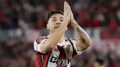 River en vilo: la lesión de Montiel que preocupa a Coudet antes de la Sudamericana