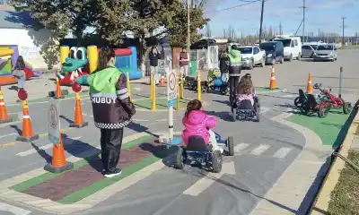Día del Niño: la provincia llevó educación vial a cuatro localidades y los chicos se convirtieron en agentes multiplicadores