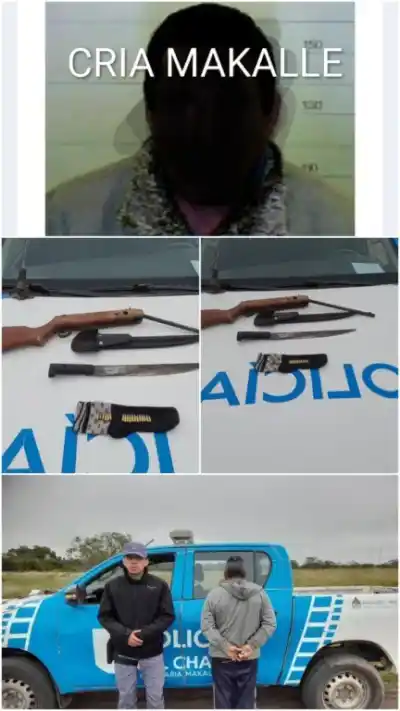 Un control de rutina en Makallé terminó con un rifle modificado y 18 cartuchos secuestrados