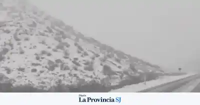 El Colorado bajo nieve: alerta y consejos para llegar a Iglesia