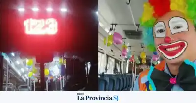 El chofer que convirtió su colectivo en una fiesta: el gesto que emocionó a San Juan
